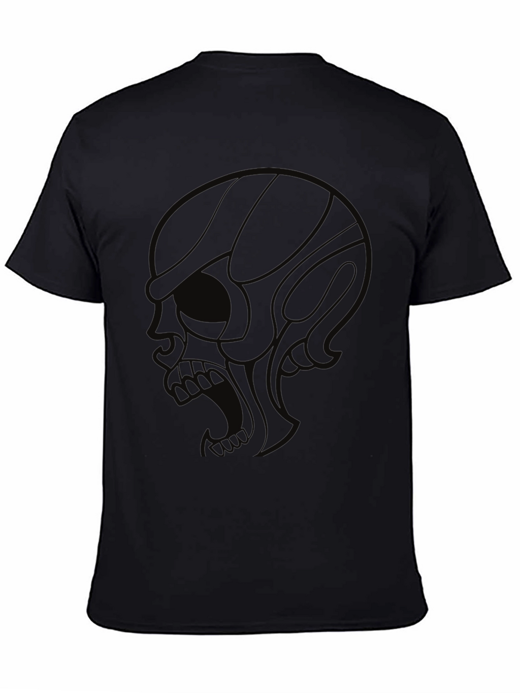 Skull Graphic Mens Black T-Shirt