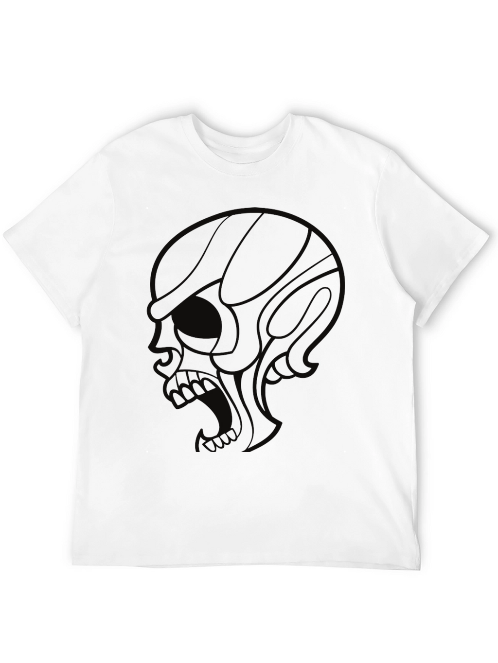 Skull Graphic Mens Black T-Shirt