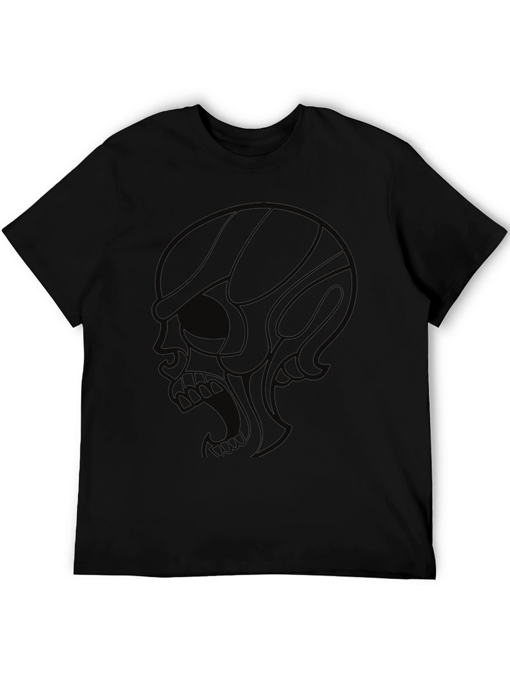Skull Graphic Mens Black T-Shirt