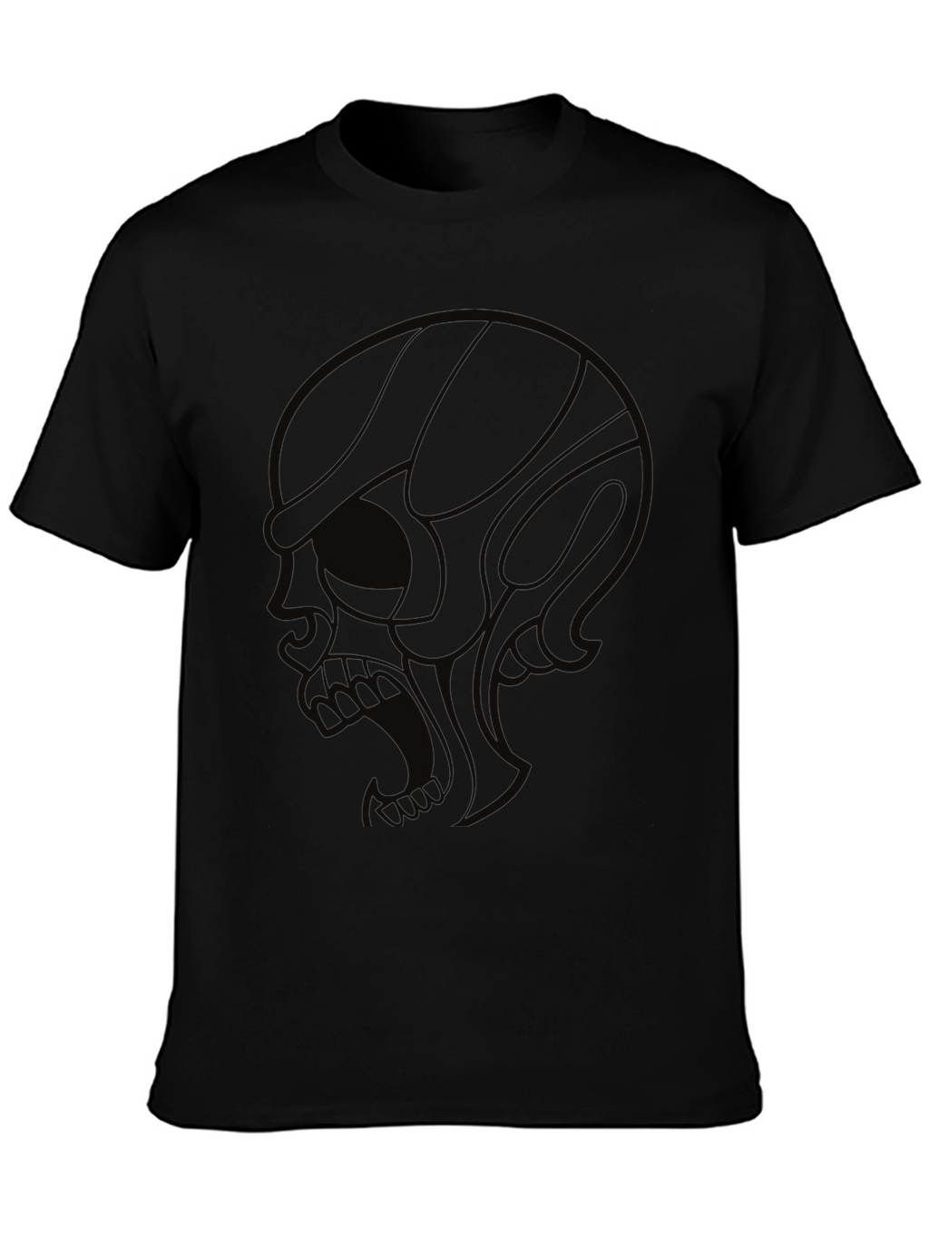 Skull Graphic Mens Black T-Shirt
