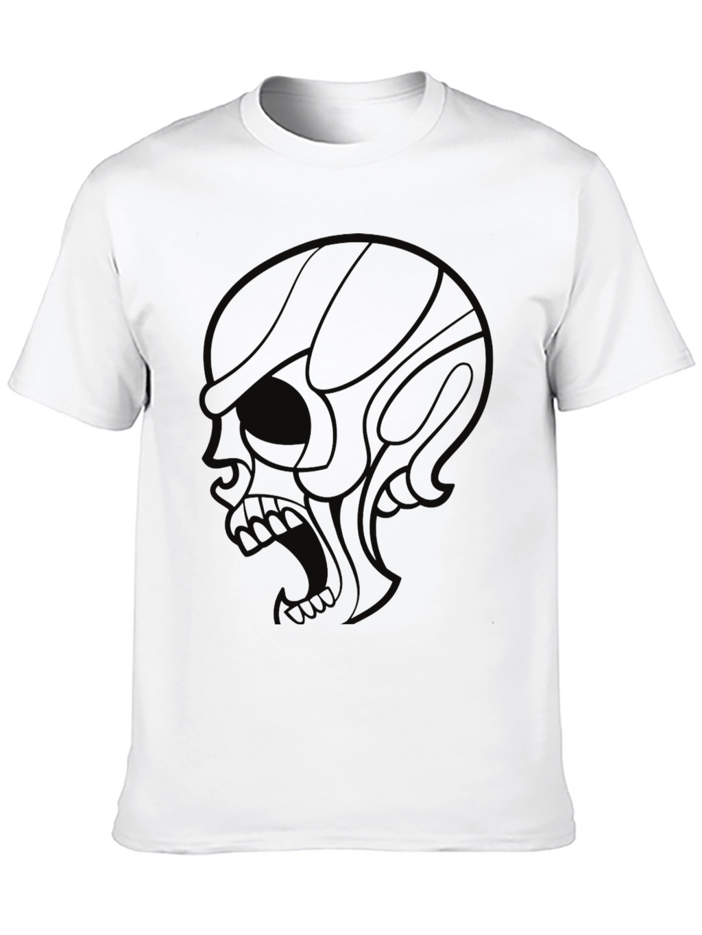 Skull Graphic Mens Black T-Shirt