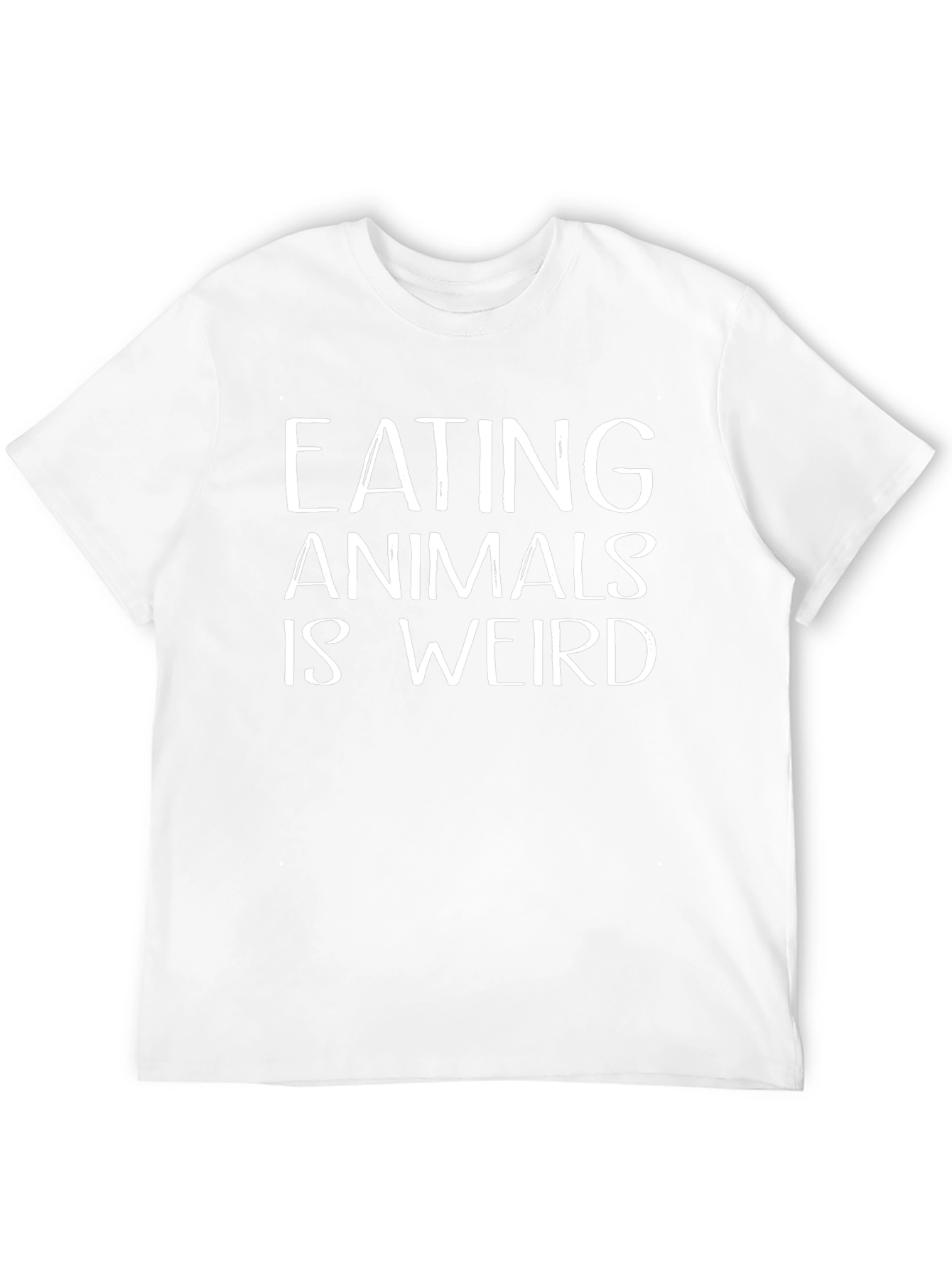Eating Animals Is Weird Graphic Tee - Black