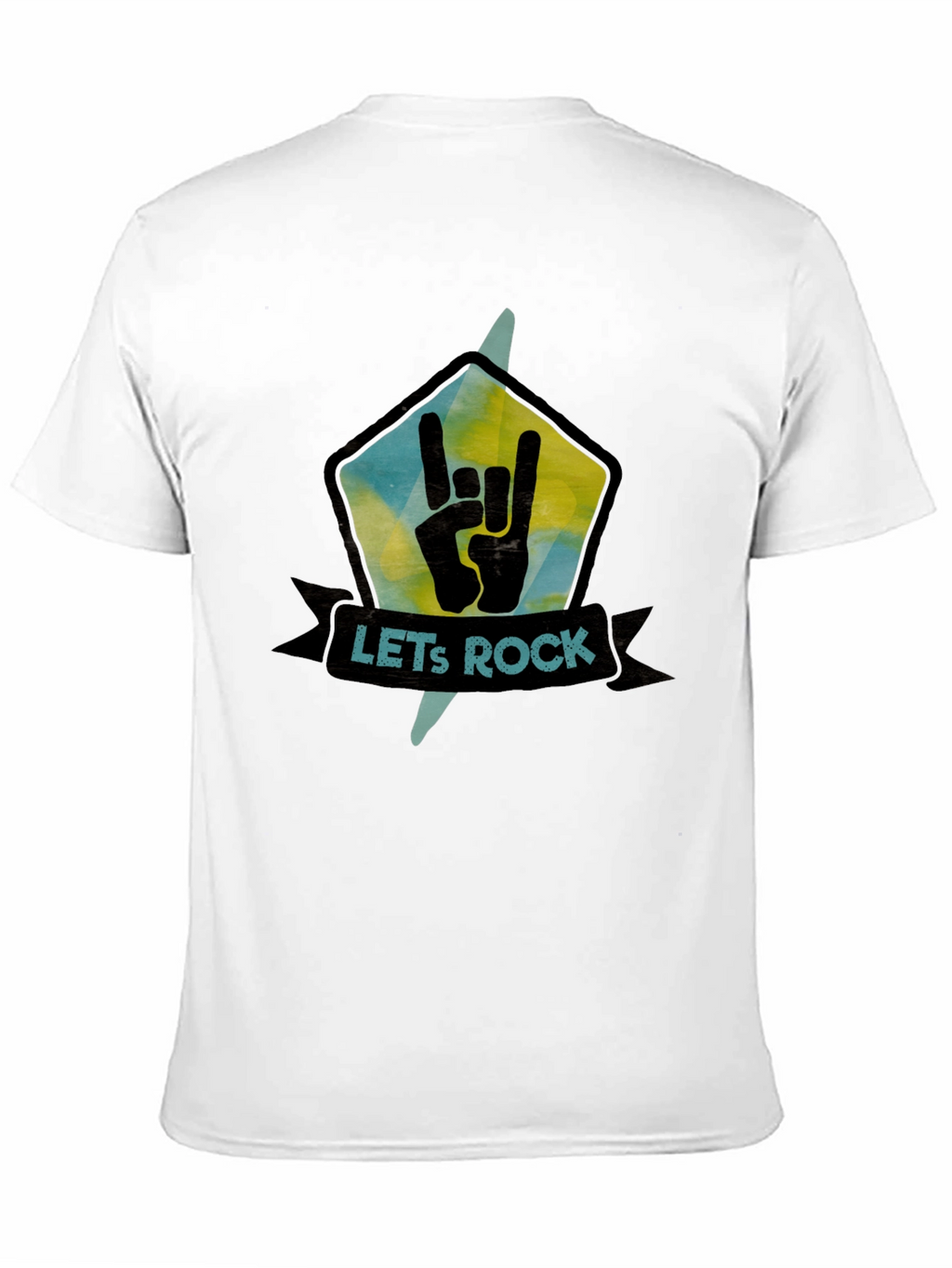Lets Rock Graphic Tee - Cool Band T-Shirt
