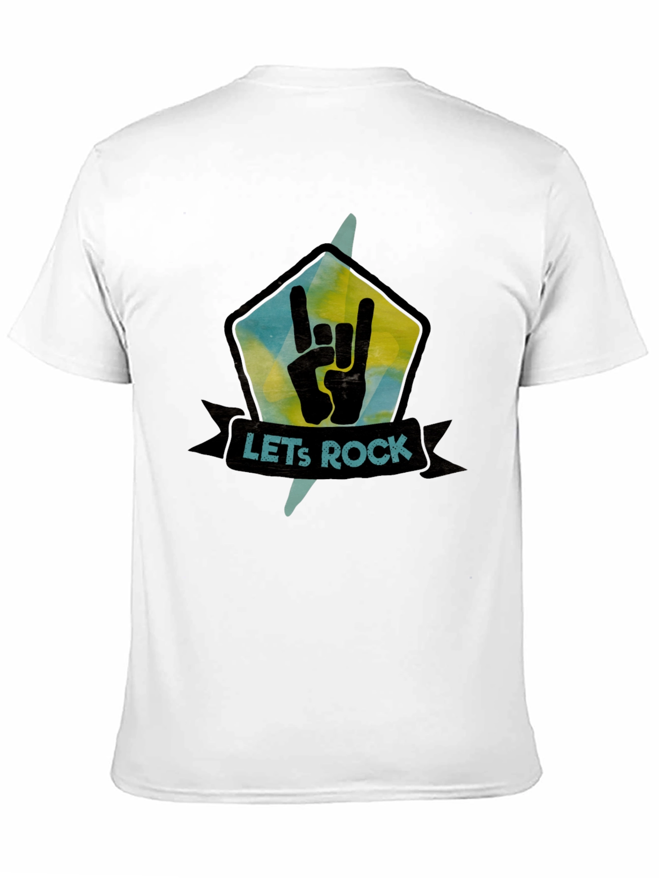 Lets Rock Graphic Tee - Cool Band T-Shirt