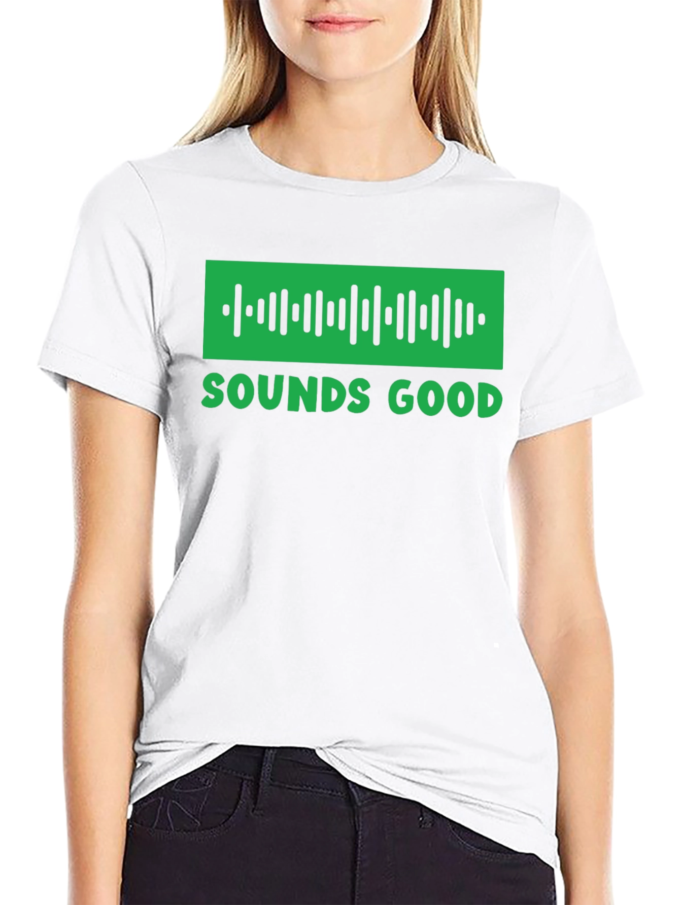 Sounds Good Spotify Code T-Shirt - Music Lover Tee
