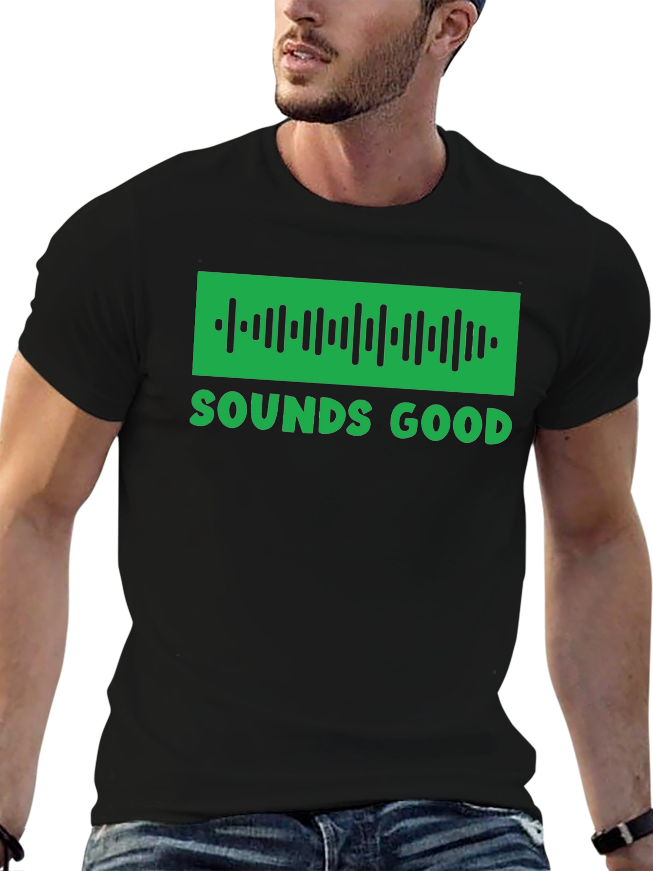 Sounds Good Spotify Code T-Shirt - Music Lover Tee