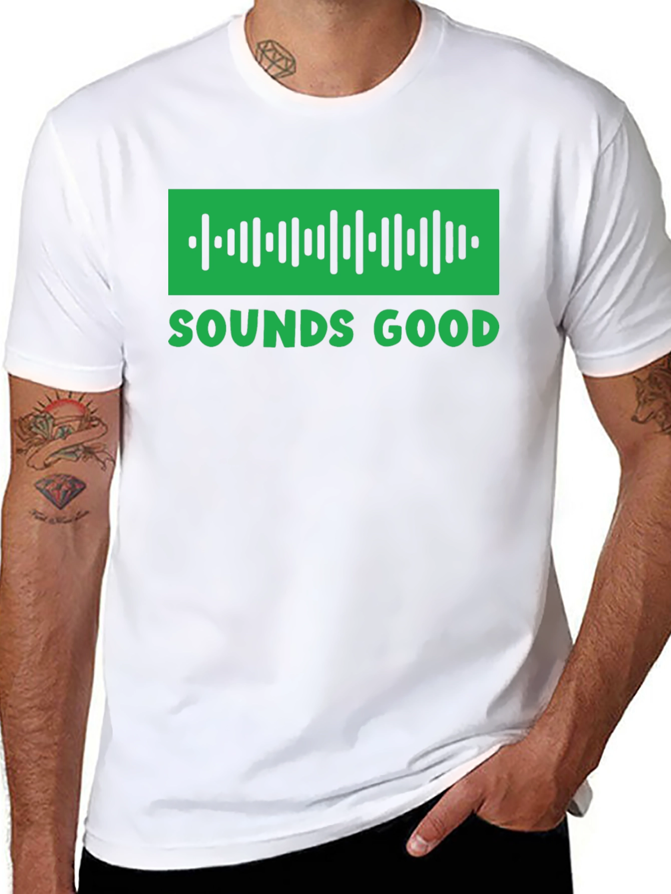 Sounds Good Spotify Code T-Shirt - Music Lover Tee