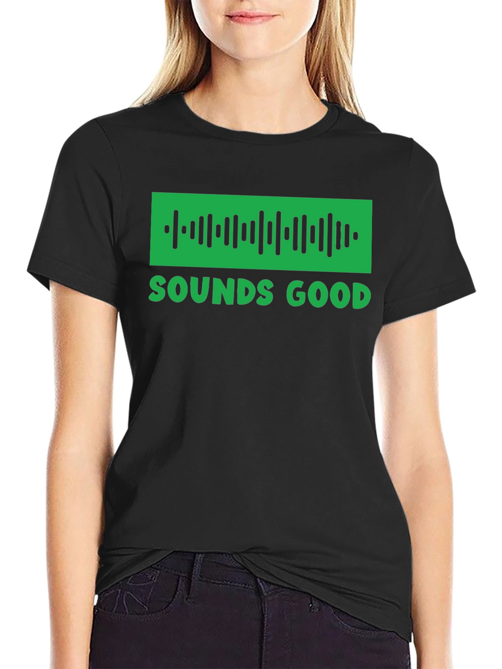 Sounds Good Spotify Code T-Shirt - Music Lover Tee