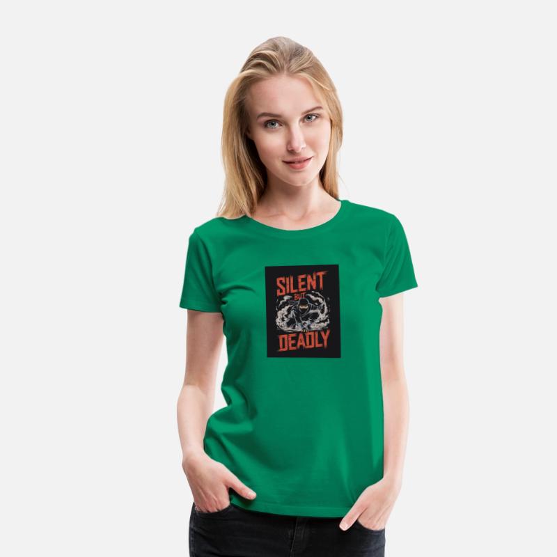 "Silent But Deadly – Ninja Minimalist T-Shirt