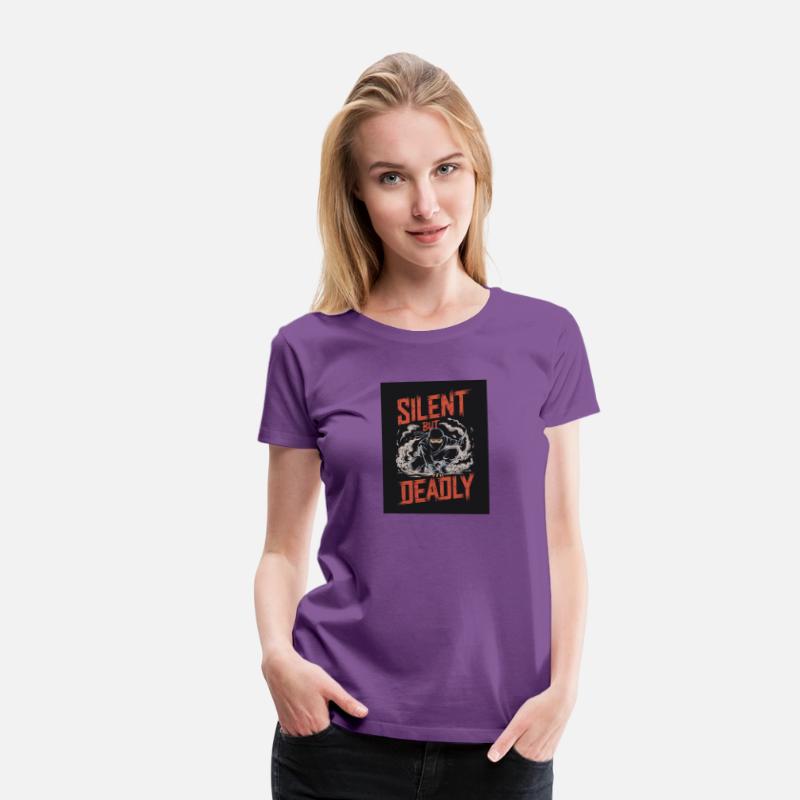 "Silent But Deadly – Ninja Minimalist T-Shirt