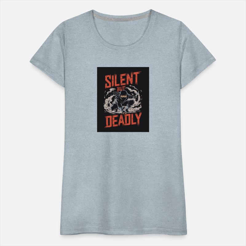 "Silent But Deadly – Ninja Minimalist T-Shirt