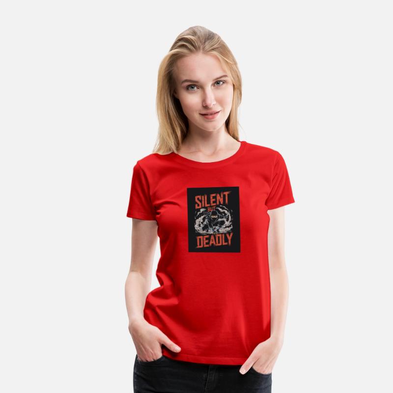 "Silent But Deadly – Ninja Minimalist T-Shirt