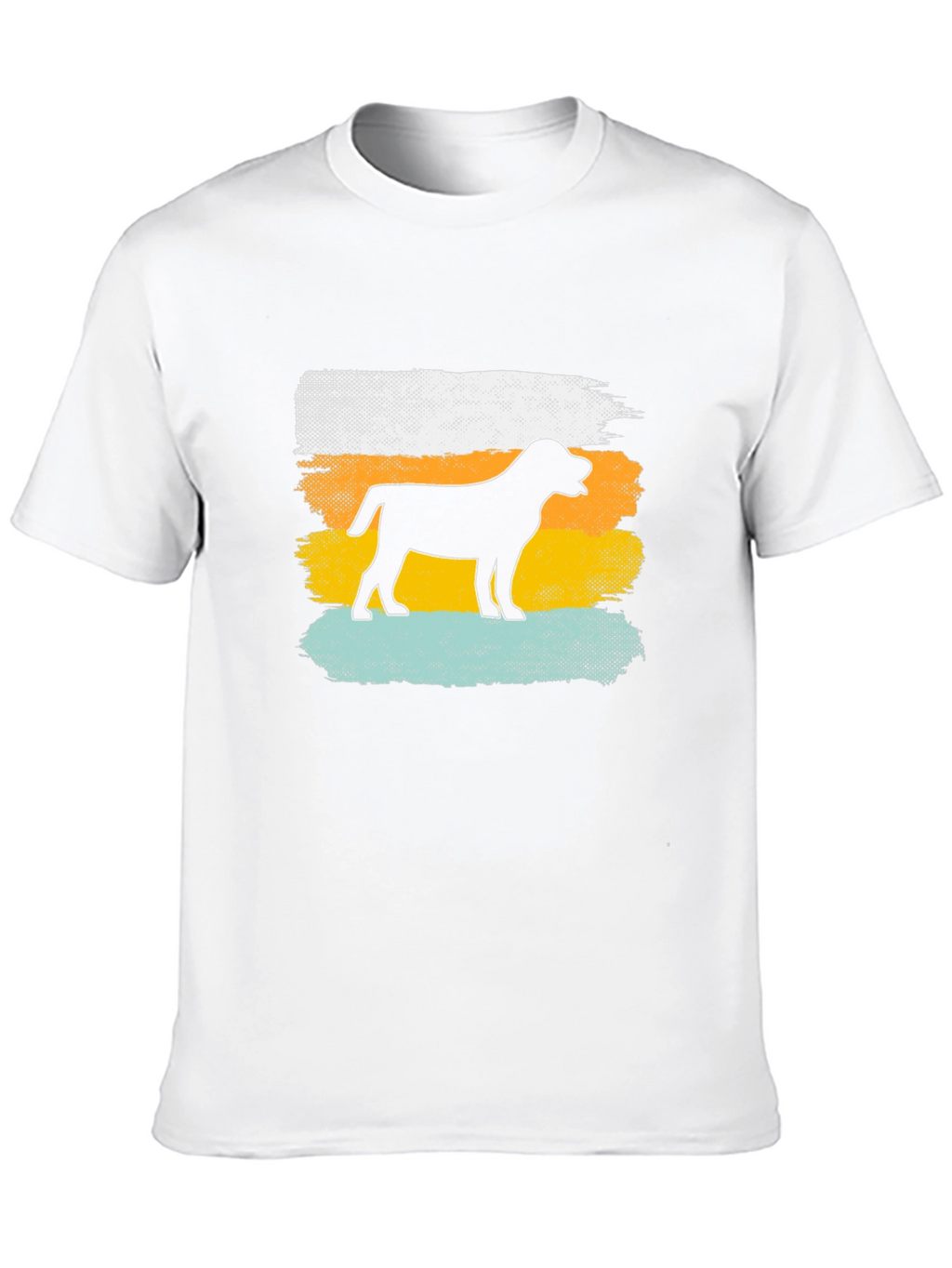 Dog Silhouette Retro T-Shirt