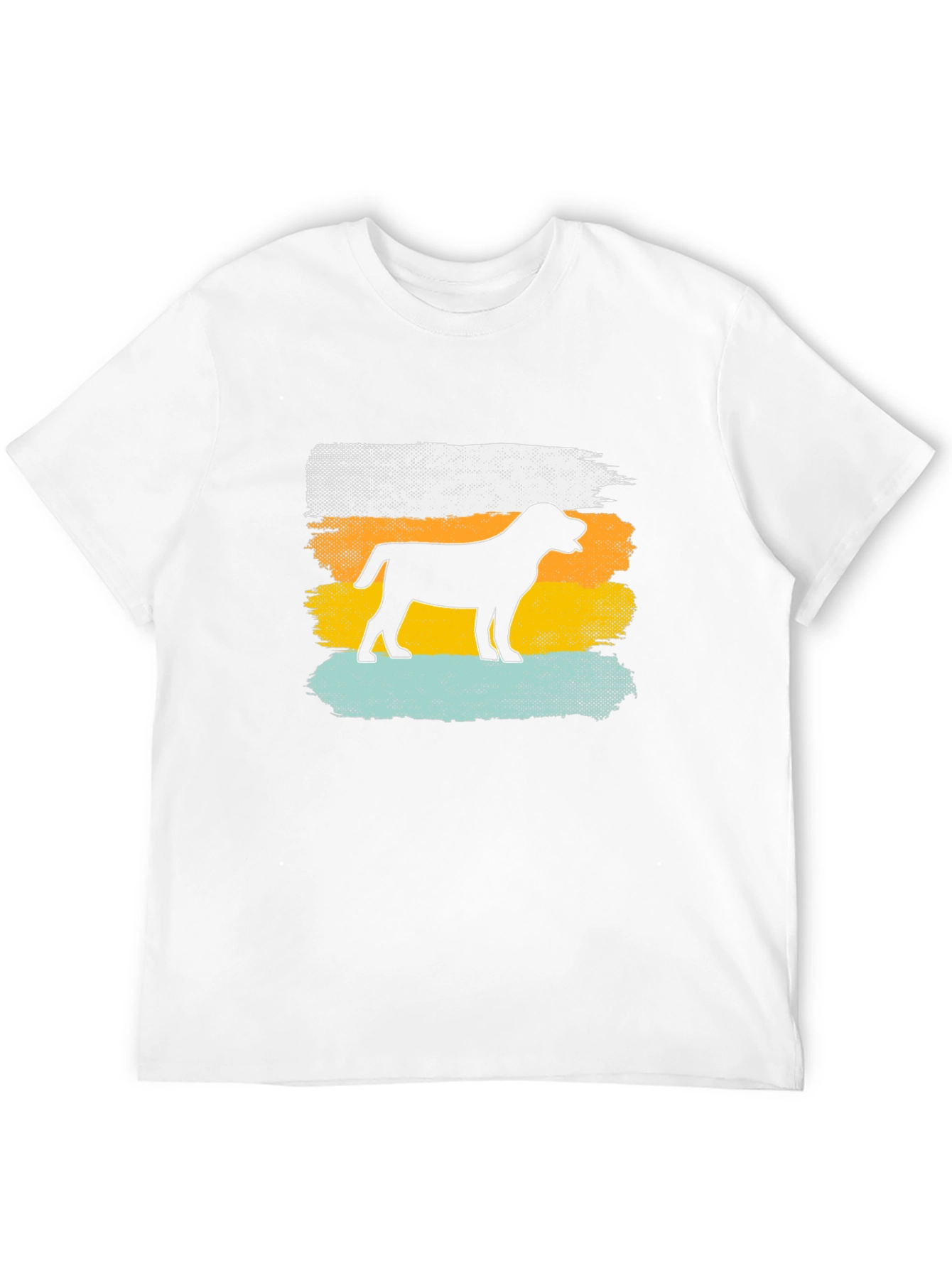 Dog Silhouette Retro T-Shirt
