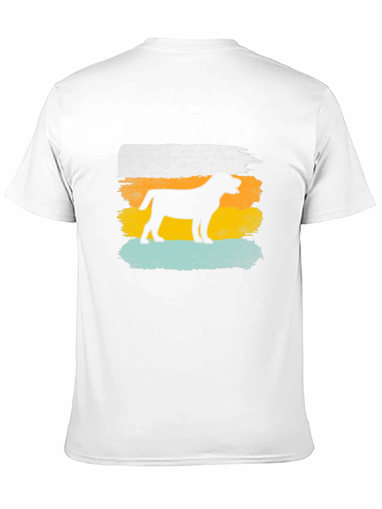 Dog Silhouette Retro T-Shirt