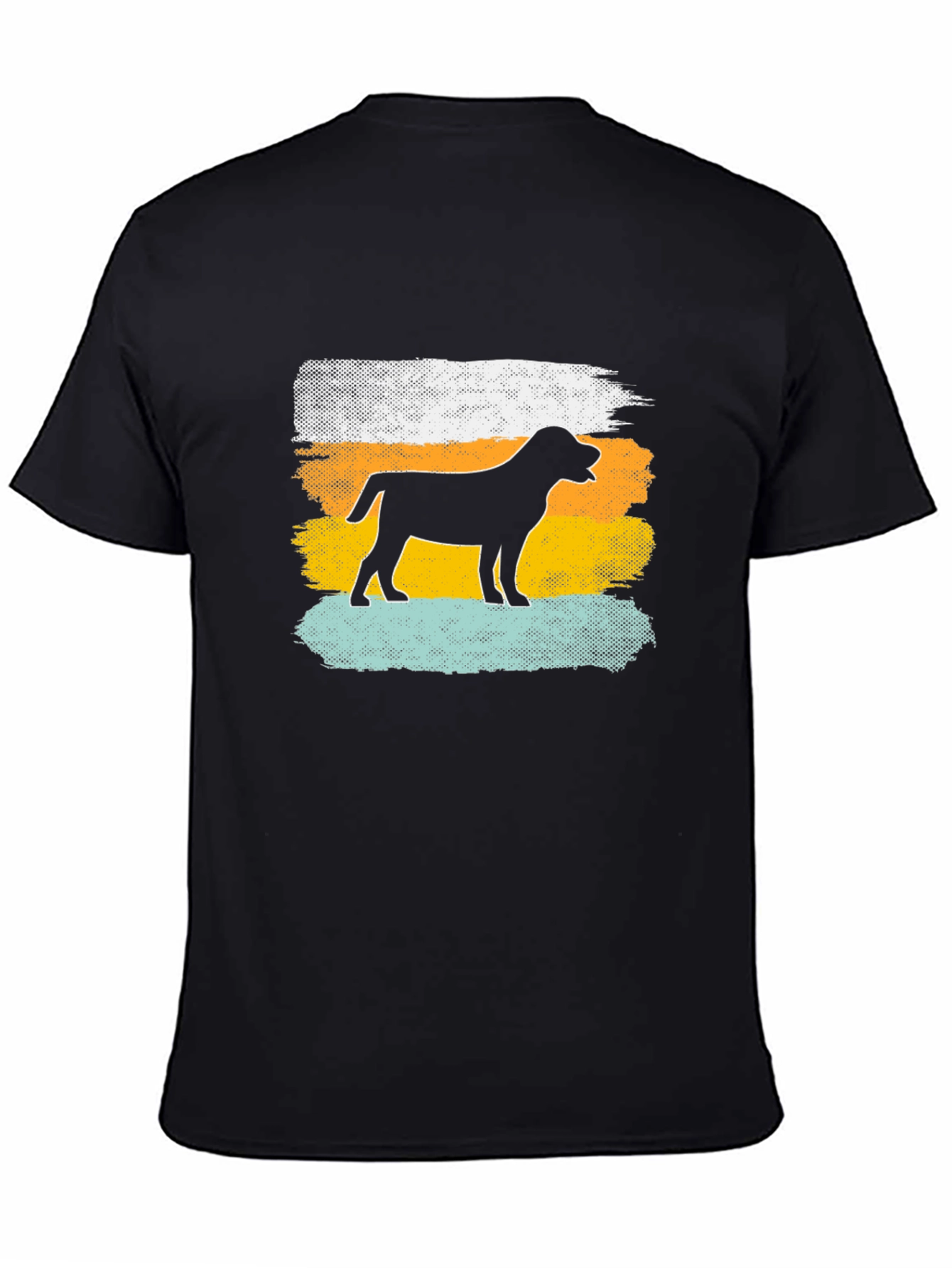 Dog Silhouette Retro T-Shirt