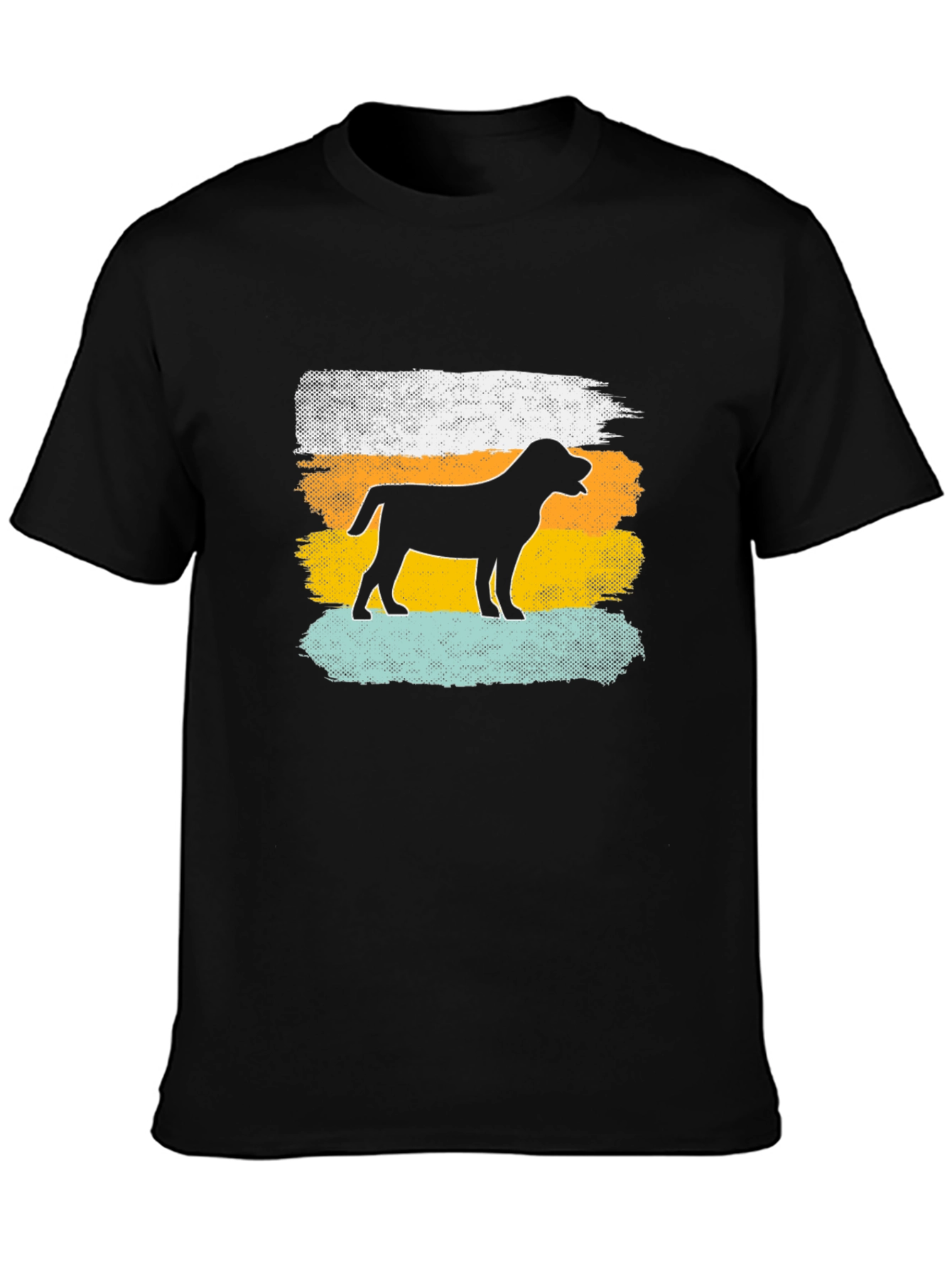 Dog Silhouette Retro T-Shirt