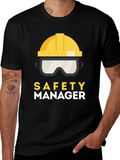Safety Manager T-Shirt: Protective Gear Design