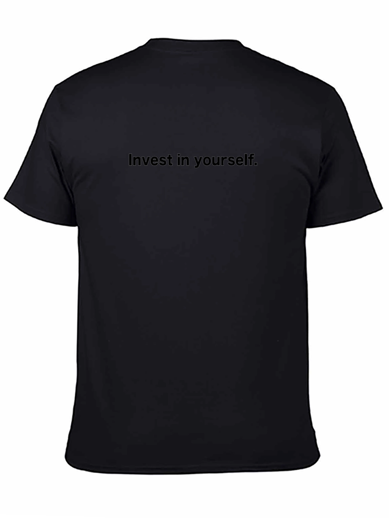 Invest in Yourself Black T-Shirt