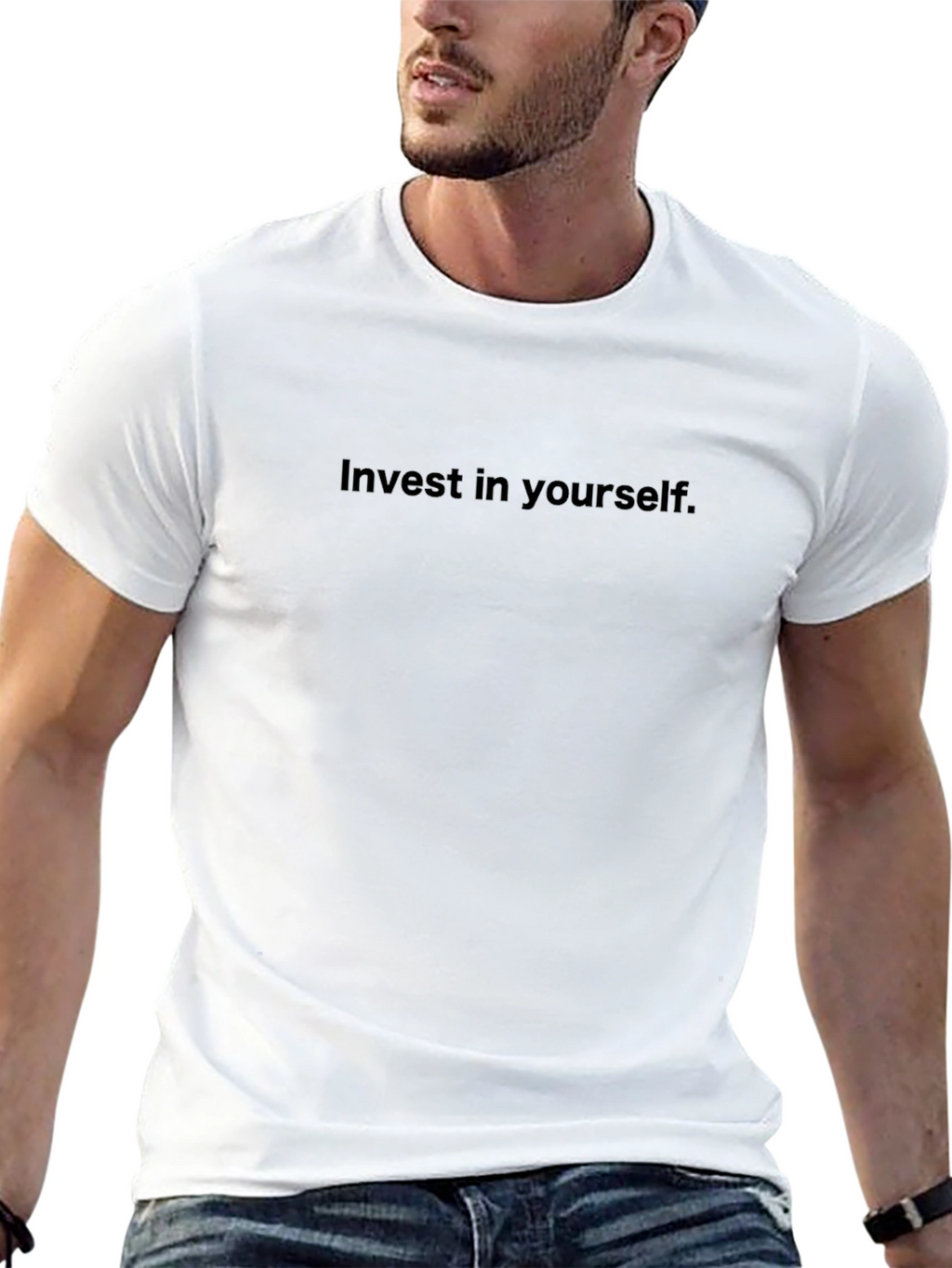 Invest in Yourself Black T-Shirt