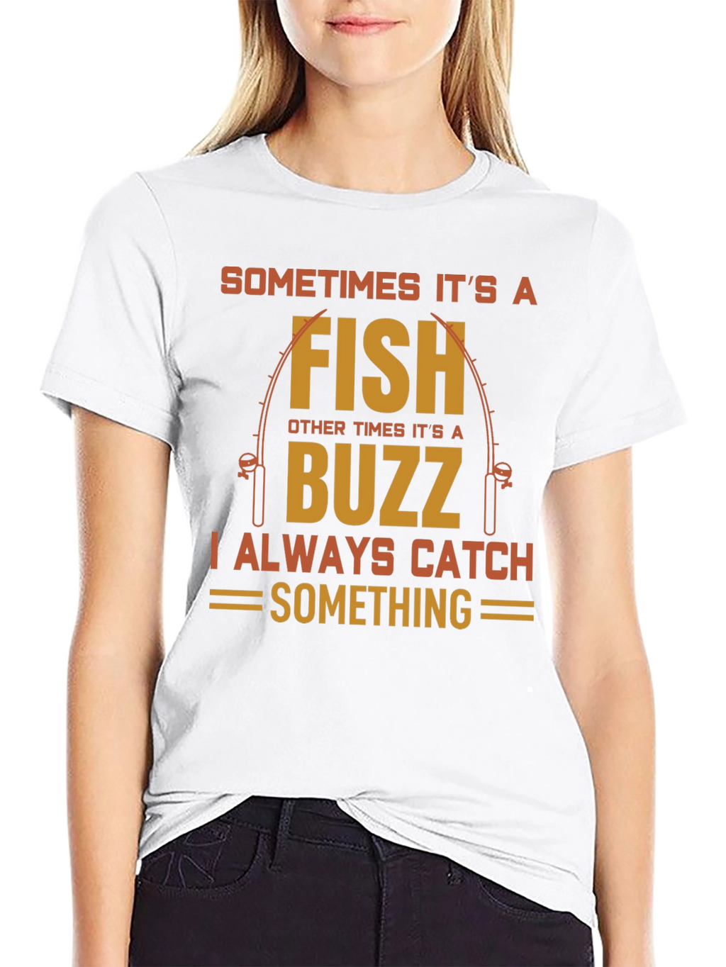 Fishing Humor T-Shirt: Fish or Buzz Catch