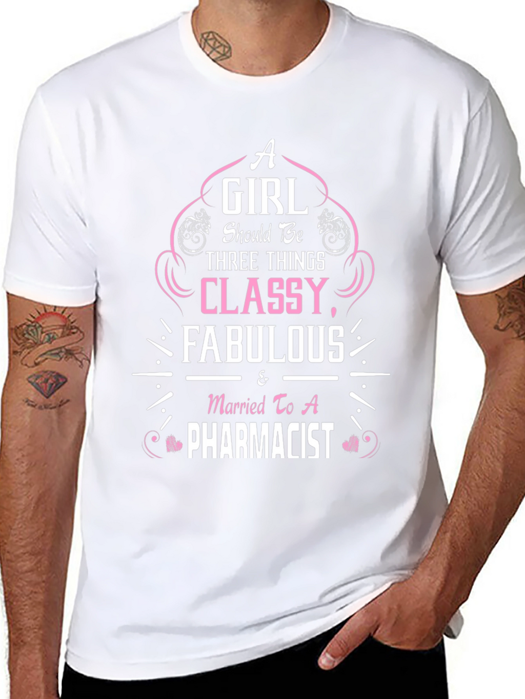 Classy Fabulous Pharmacist Wife T-Shirt