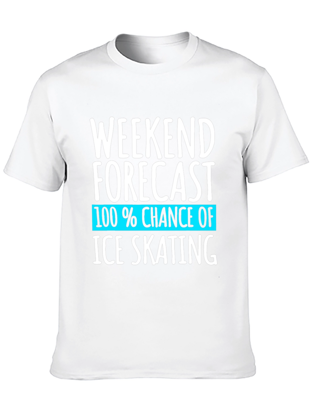 Ice Skating Weekend Forecast T-Shirt