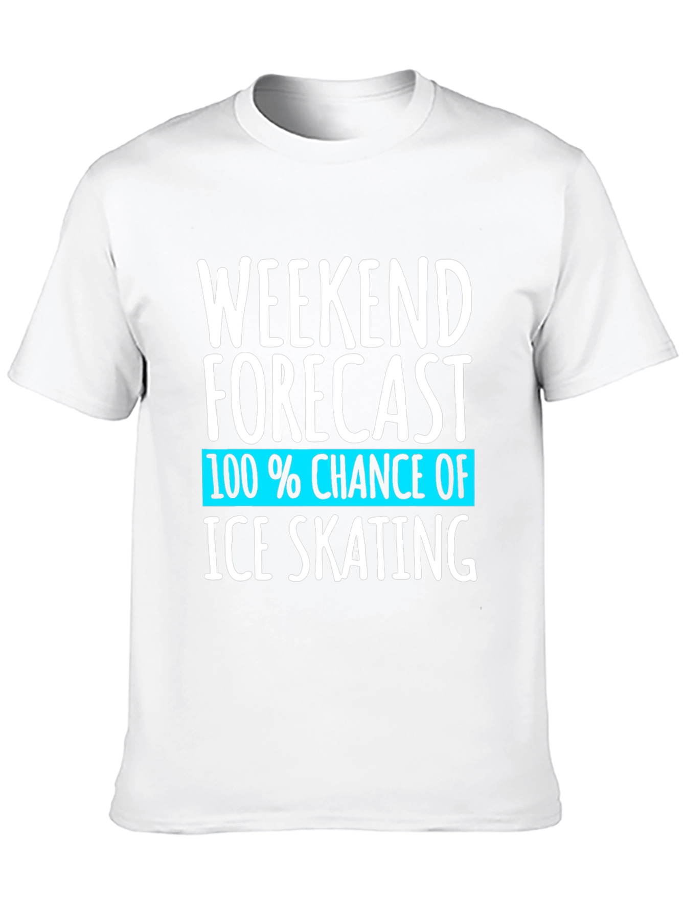 Ice Skating Weekend Forecast T-Shirt