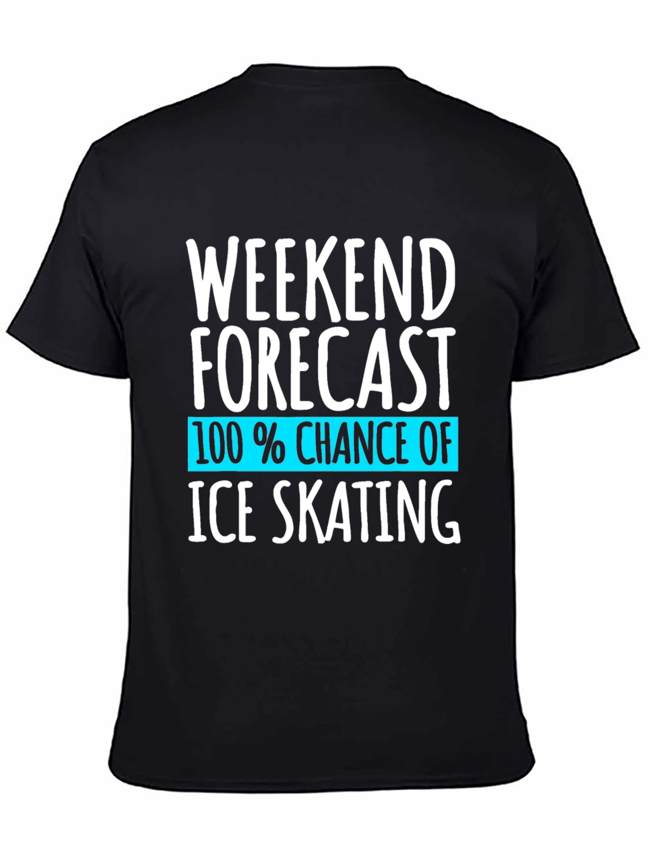 Ice Skating Weekend Forecast T-Shirt