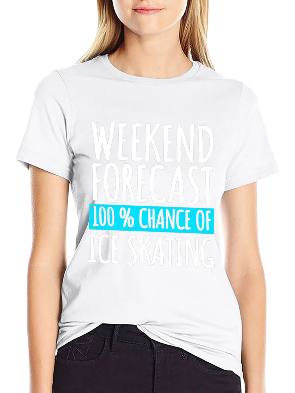 Ice Skating Weekend Forecast T-Shirt