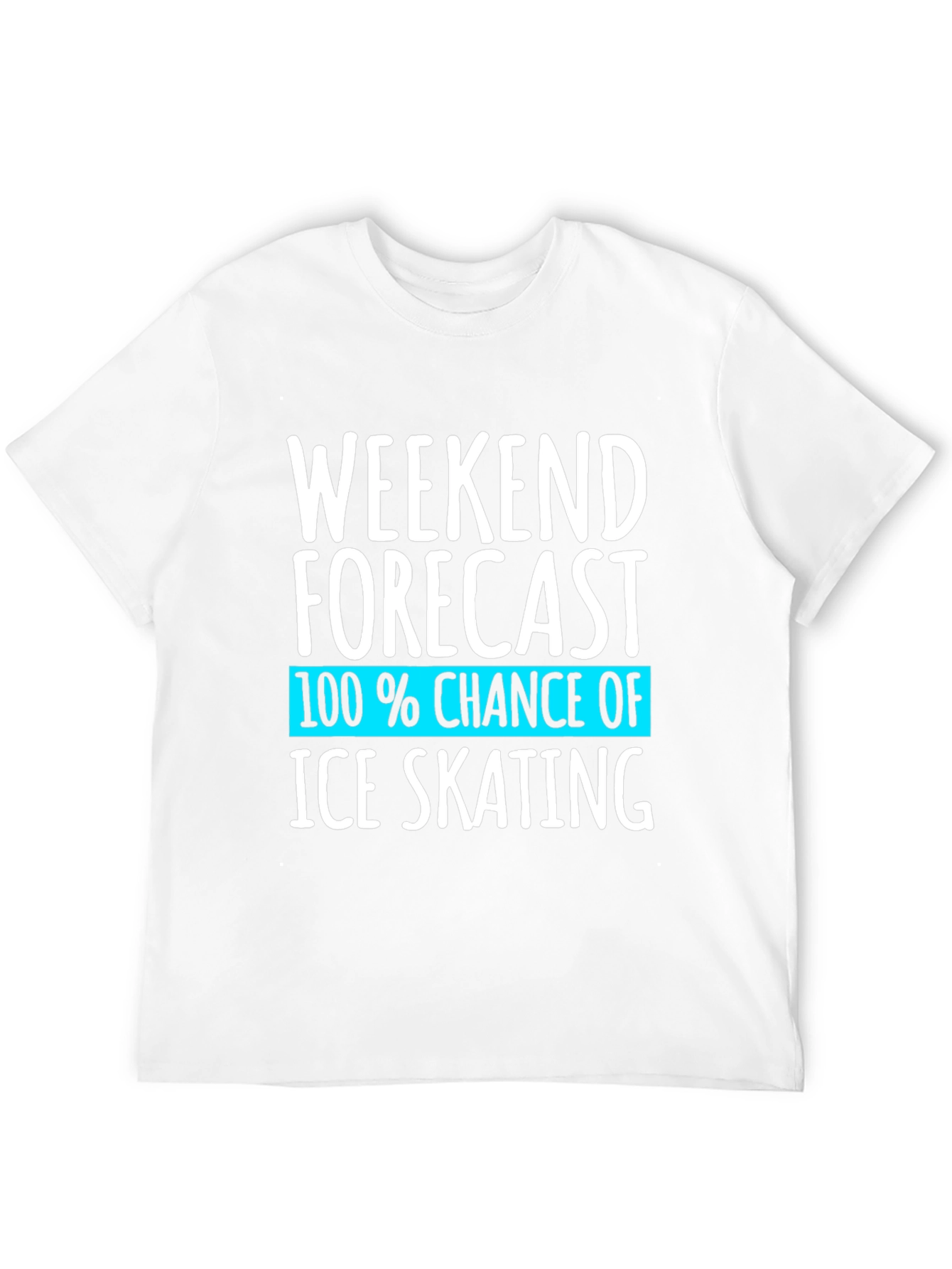 Ice Skating Weekend Forecast T-Shirt