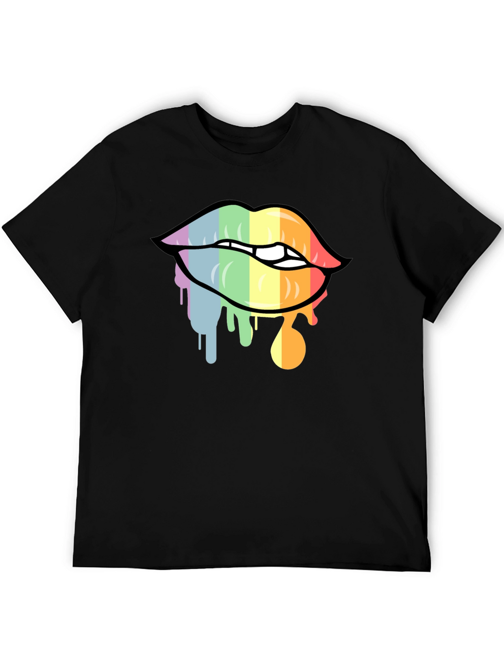 Rainbow Lips Graphic Tee
