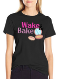 Wake & Bake Makeup T-Shirt - Stylish & Fun
