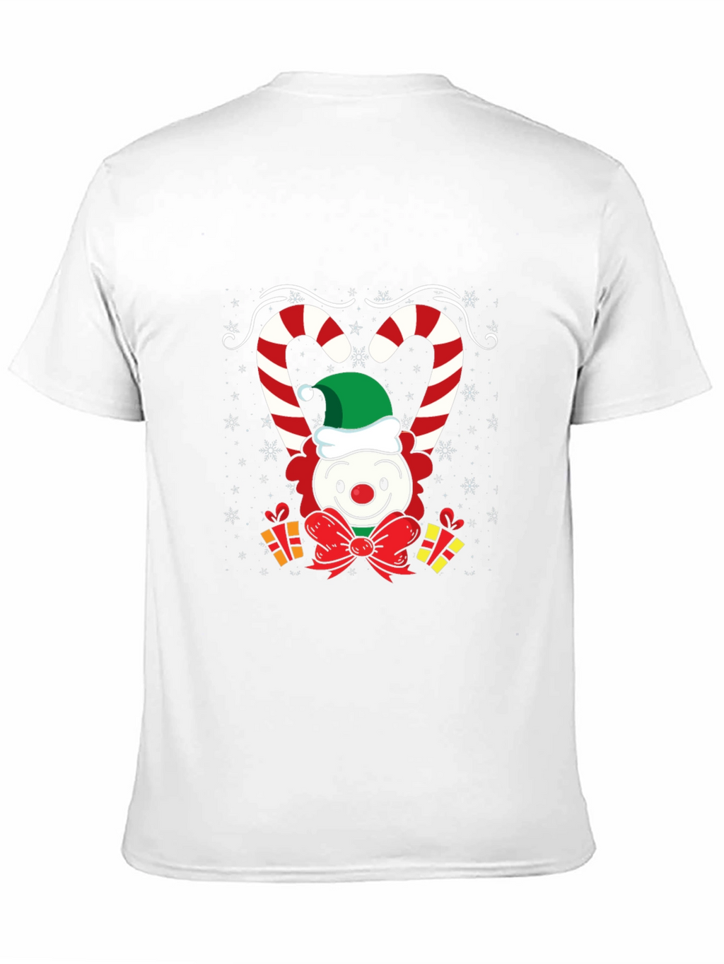 Christmas Clown Candy Cane T-Shirt
