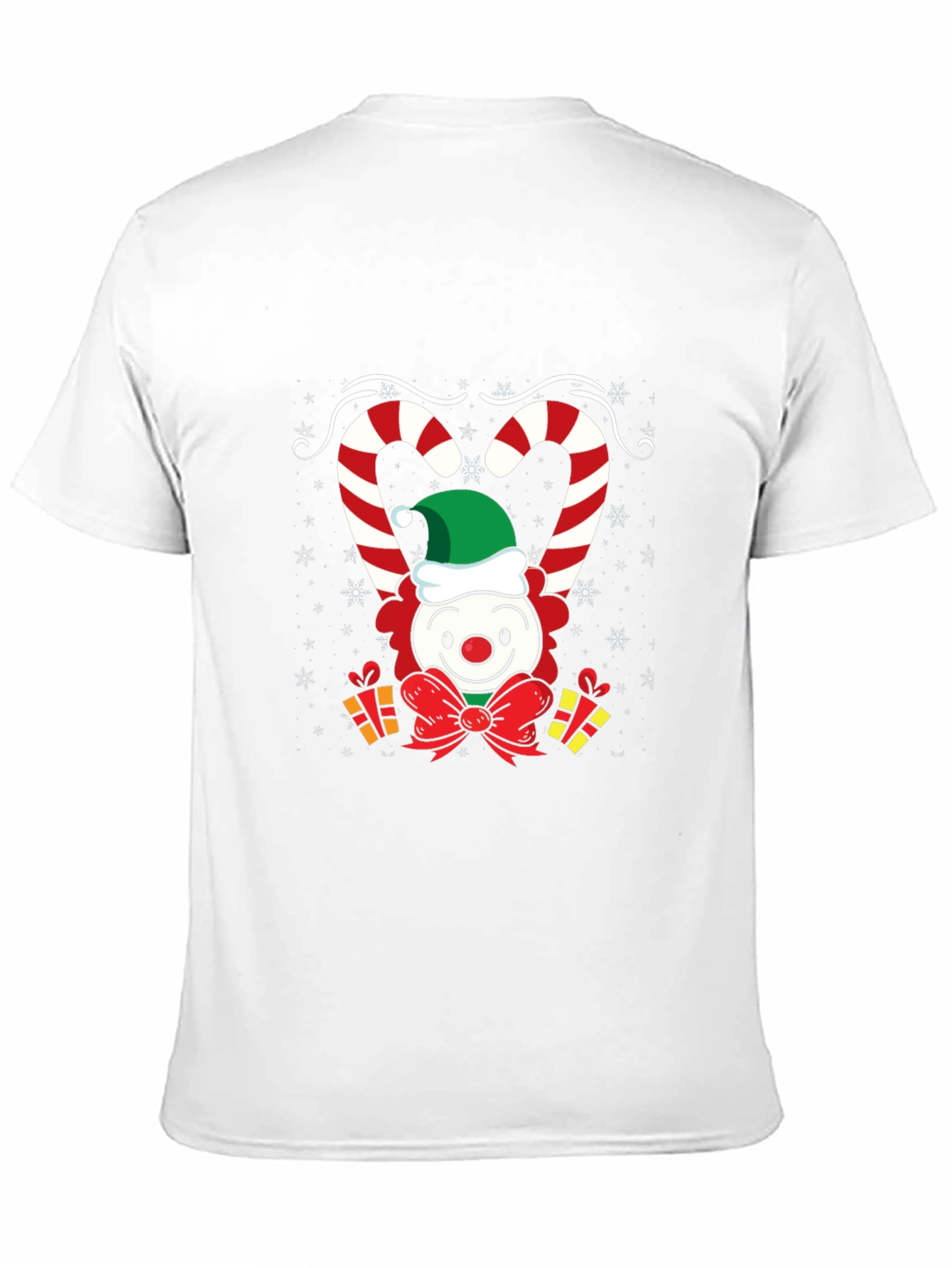 Christmas Clown Candy Cane T-Shirt