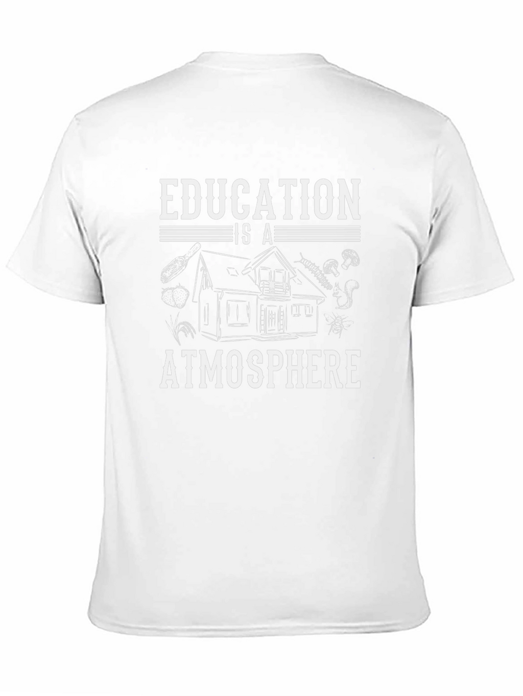 Education is Atmosphere Black T-Shirt