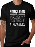 Education is Atmosphere Black T-Shirt