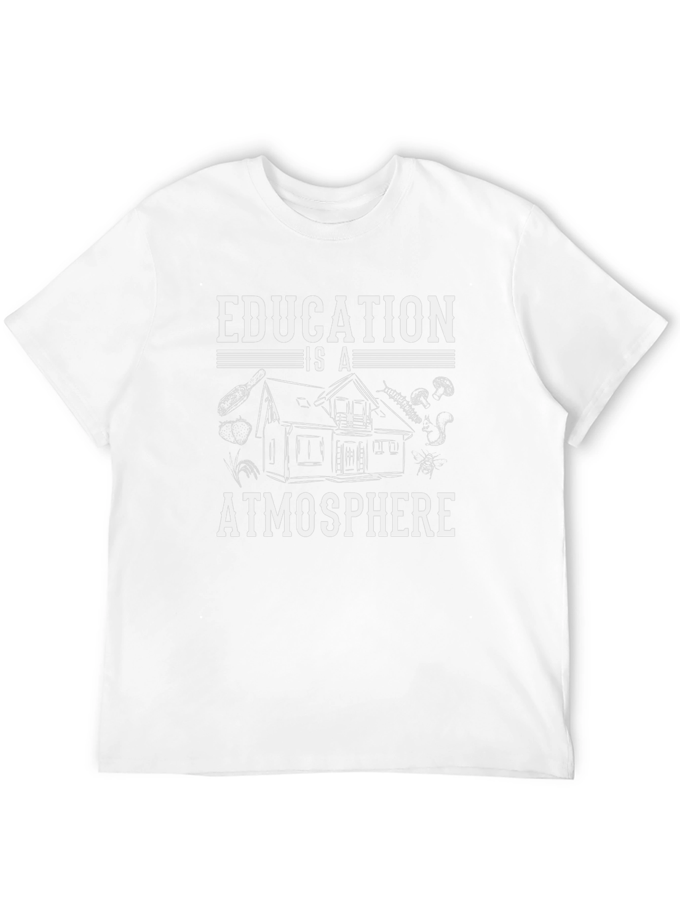 Education is Atmosphere Black T-Shirt