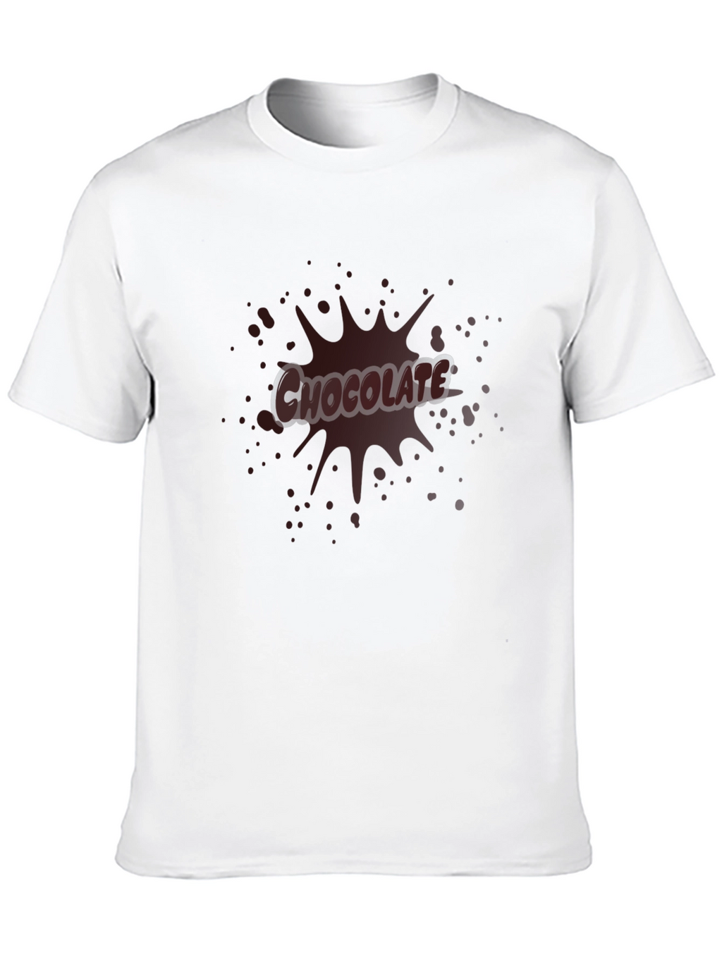 Chocolate Splash Graphic Tee - Black