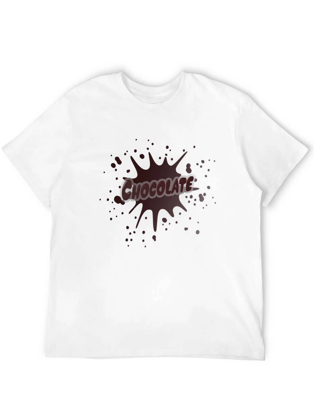 Chocolate Splash Graphic Tee - Black