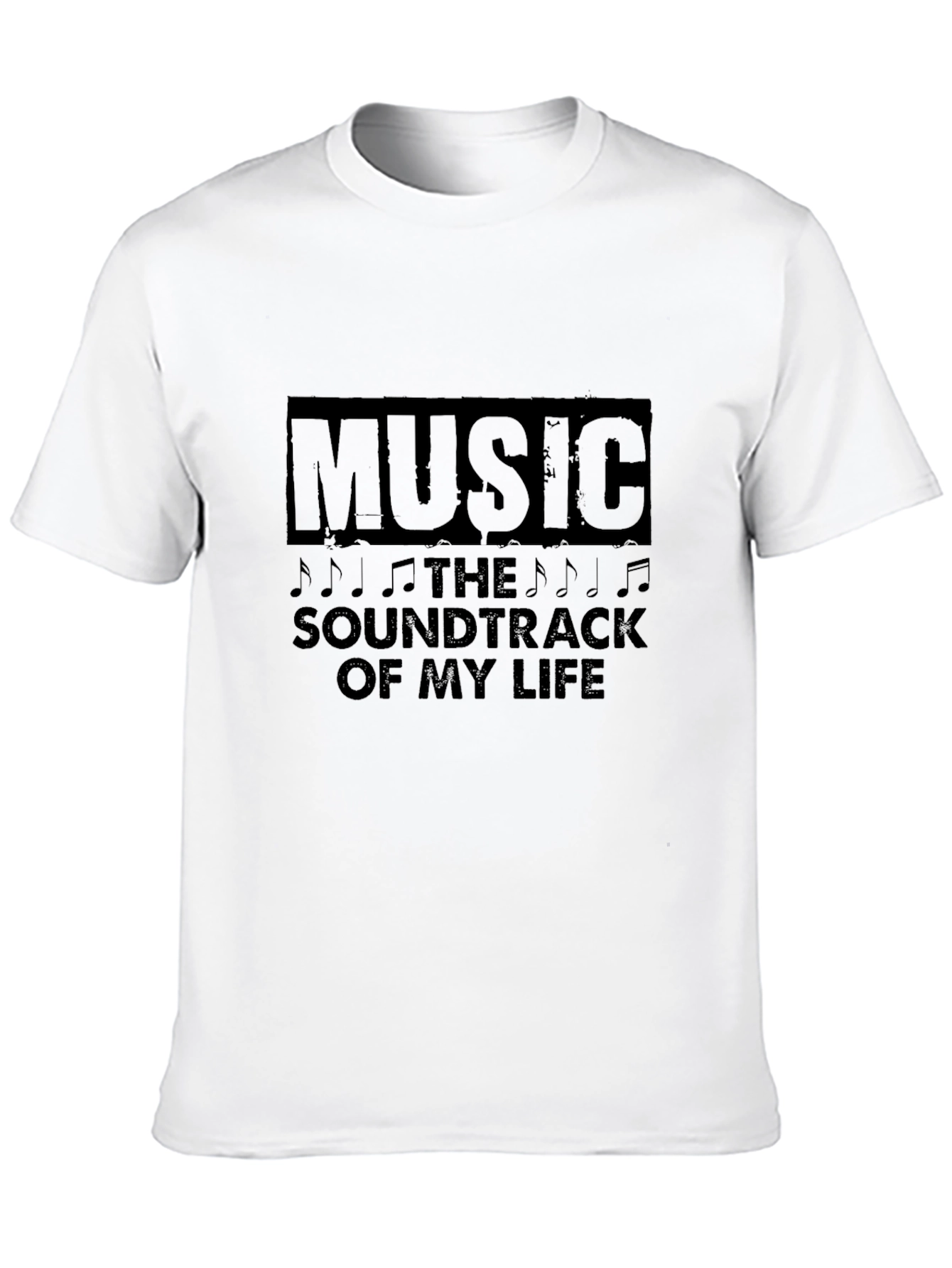 Music Soundtrack T-Shirt - Black