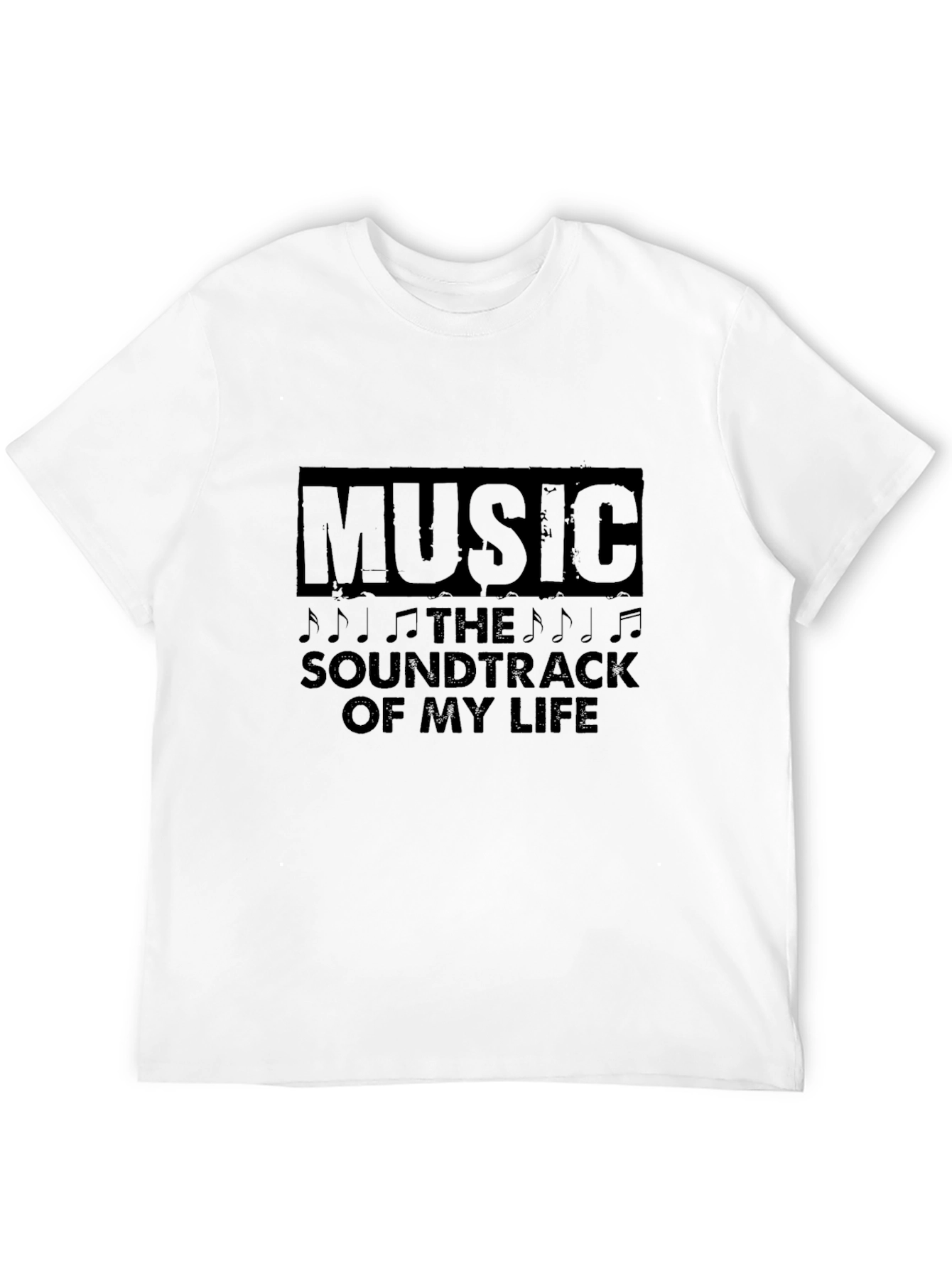 Music Soundtrack T-Shirt - Black