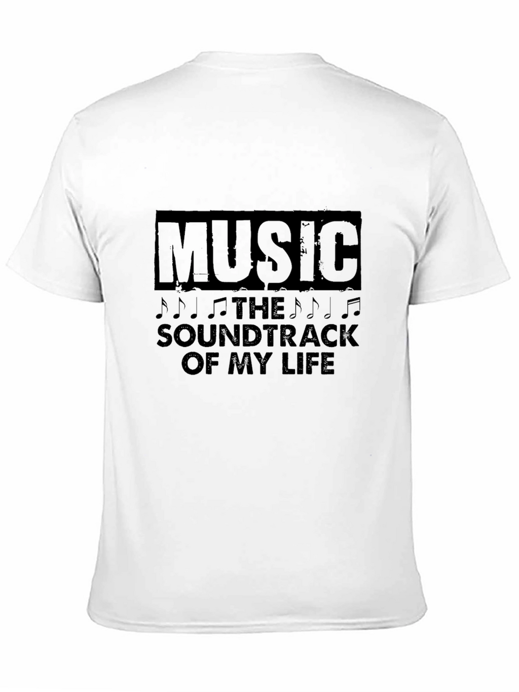 Music Soundtrack T-Shirt - Black