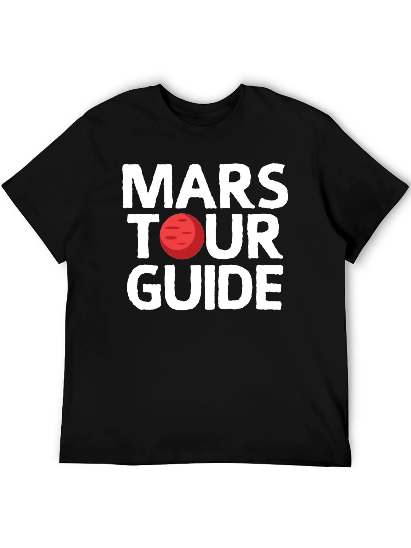 Mars Tour Guide T-Shirt - Space Adventure Tee