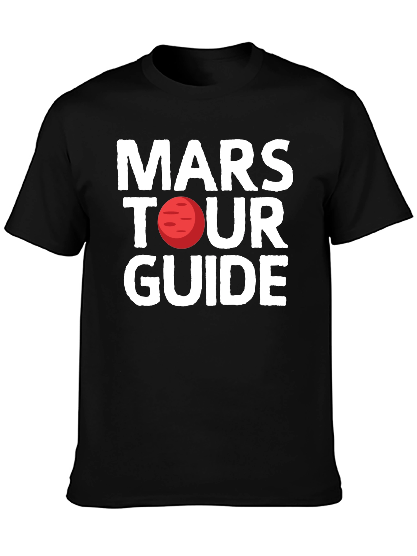 Mars Tour Guide T-Shirt - Space Adventure Tee