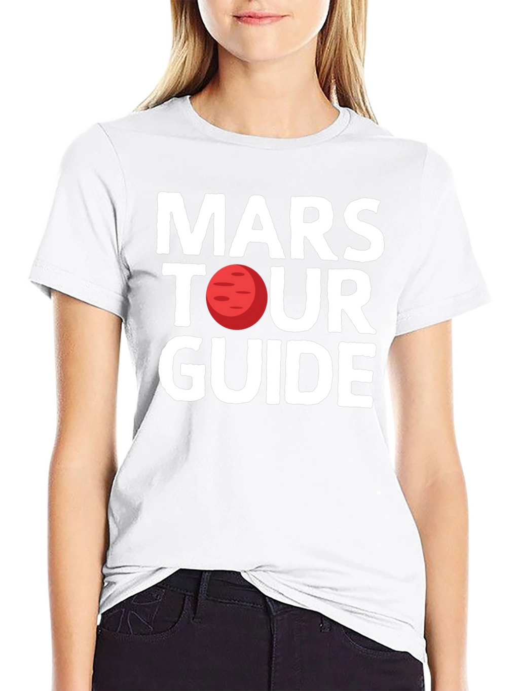 Mars Tour Guide T-Shirt - Space Adventure Tee