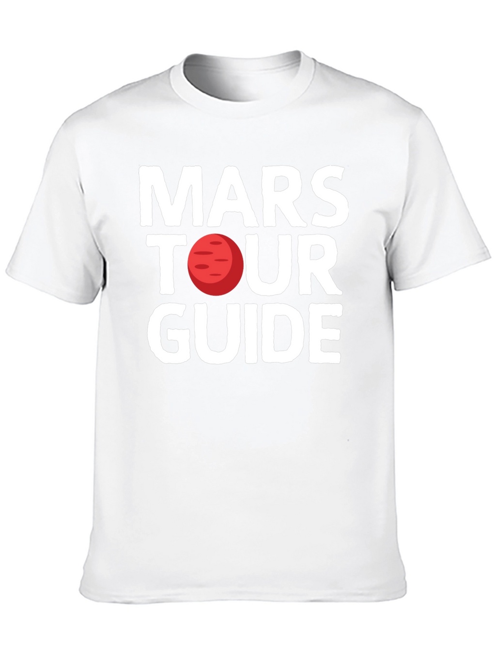 Mars Tour Guide T-Shirt - Space Adventure Tee