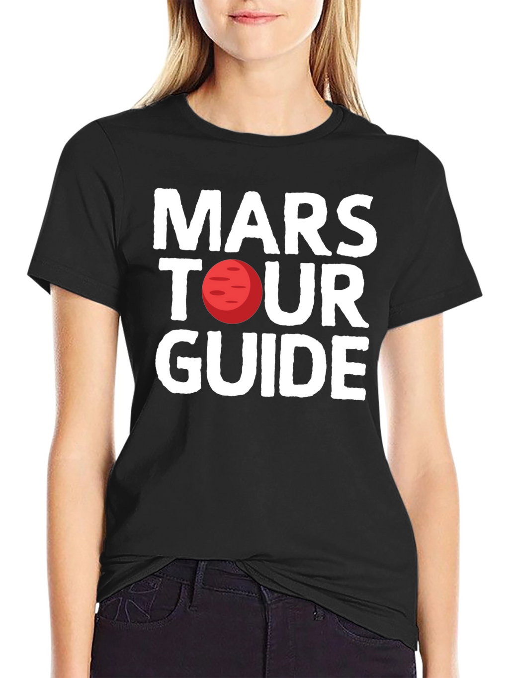 Mars Tour Guide T-Shirt - Space Adventure Tee