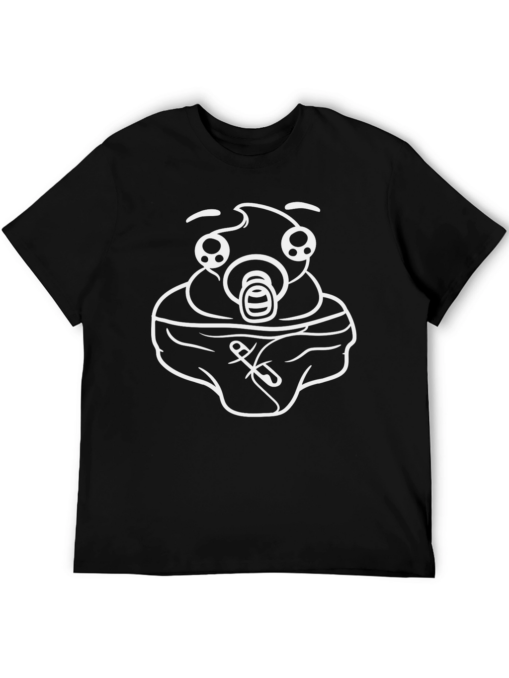 Funny Baby Diaper Graphic T-Shirt