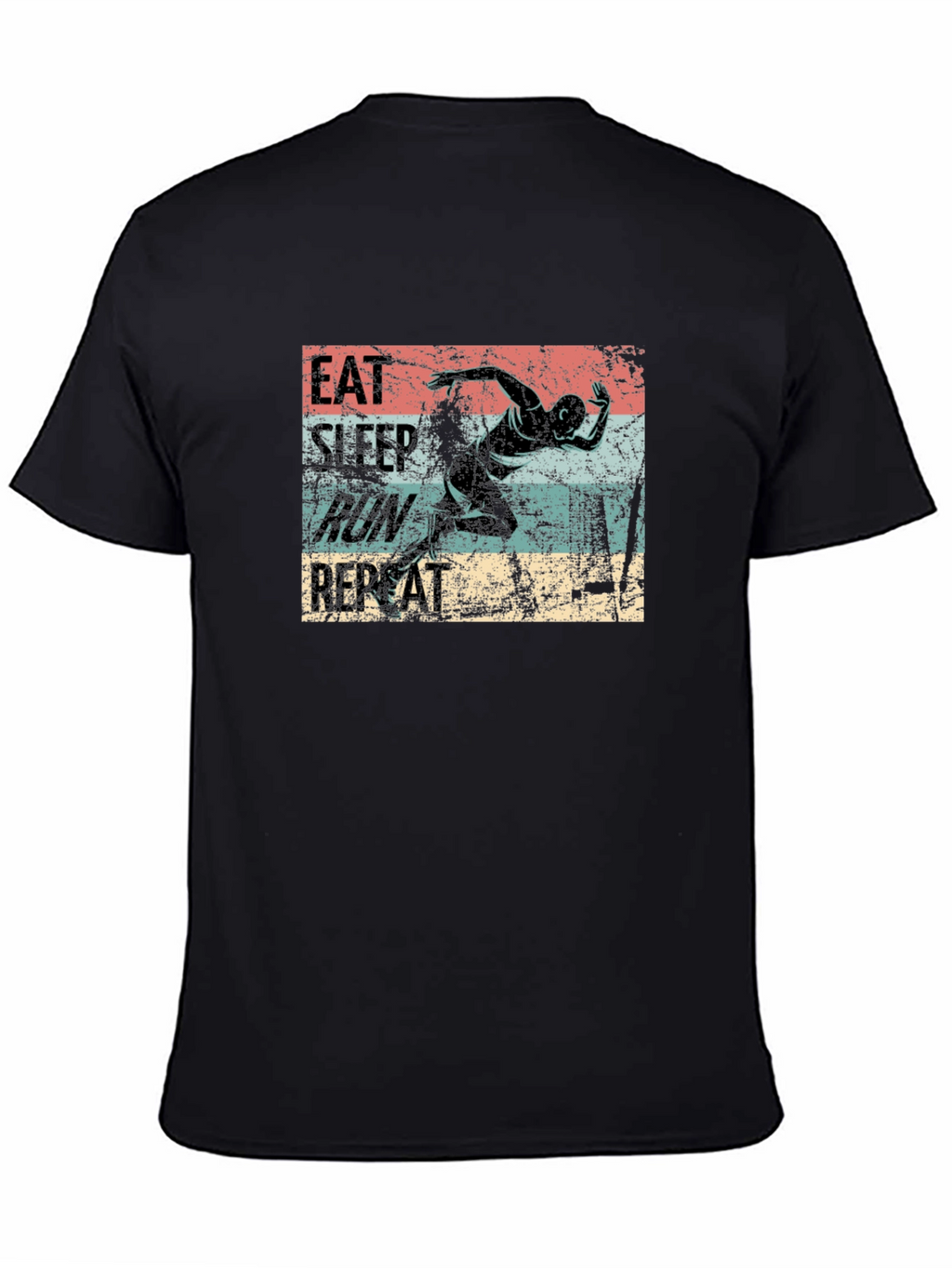 Eat Sleep Run Repeat Graphic T-Shirt